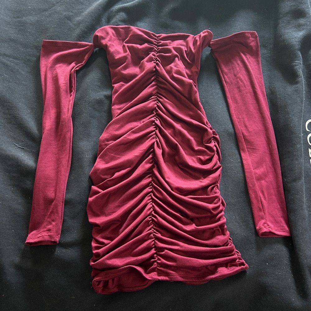Burgundy Dress - L